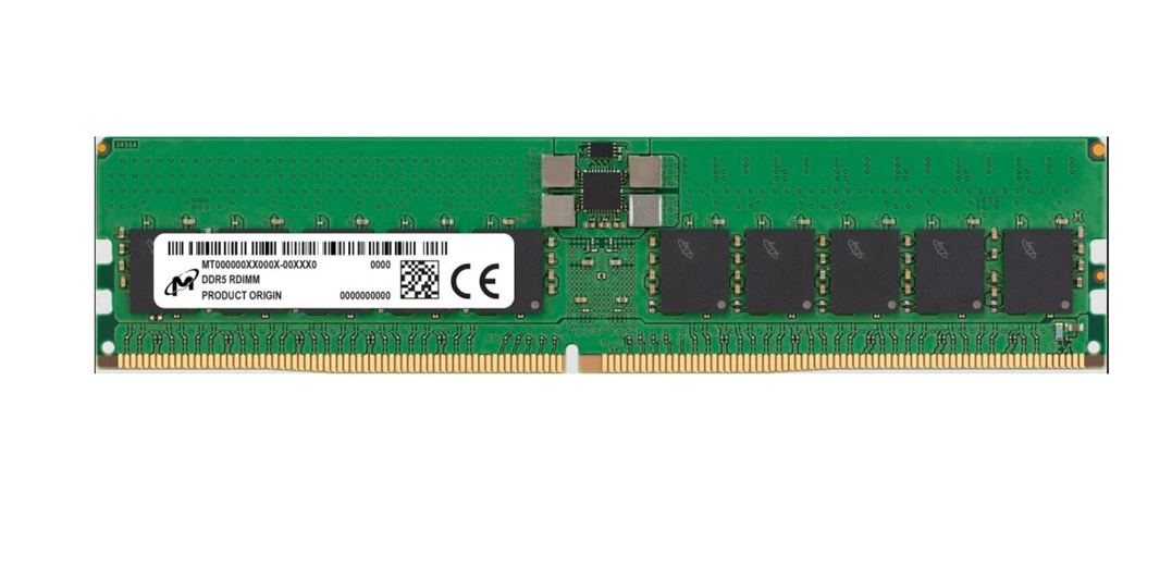 Micron MTC40F2047S1RC64BB1R RAM Module - 128GB DDR5 6400Mhz RDIMM 2Rx4 Retail