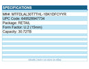 Micron MTFDLAL30T7THL-1BK1DFCYYR 6550 ION 30.72TB SSD U.2 15mm OCP SED TCG Opal