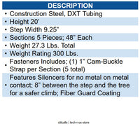 Muddy MUD-MCS1200-3 STAGGER-STEP 3-PACK CLIMBING STEPS