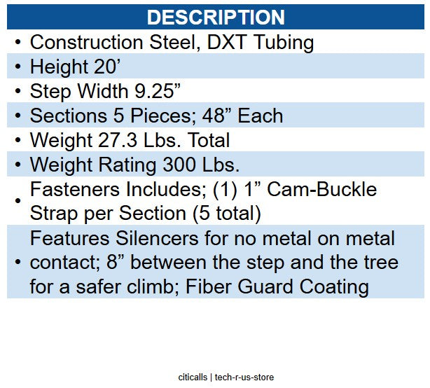 Muddy MUD-MCS1200-3 STAGGER-STEP 3-PACK CLIMBING STEPS