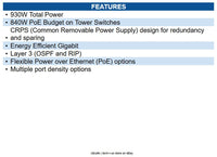 Cambium Networks MXCRPSAC930A0 CRPS - AC - 930W total Power, no power cord.