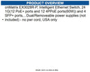Cambium Networks MXEX3028GXPA11 cnMatrix EX3028R-P, Intell Ethernet Switch