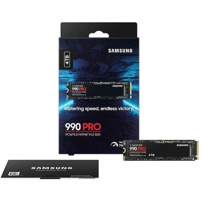 Samsung MZ-V9P4T0B/AM 990 PRO 4 TB Solid State Drive - M.2 2280 Internal