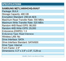 Samsung MZ7L3480HCHQ-00A07 PM893 480GB 2.5" SATA/600 Read Intensive Server SSD