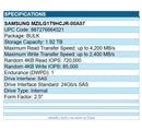 Samsung MZILG1T9HCJR-00A07 PM1653 1.92TB 2.5" SAS 24Gb/s SSD Solid State Drive