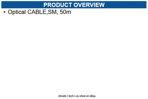 Cambium Networks N000082L140A Optical CABLE,SM, 50m