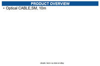 Cambium Networks N000082L187A PTP 820 Optical CABLE - SM - 10m