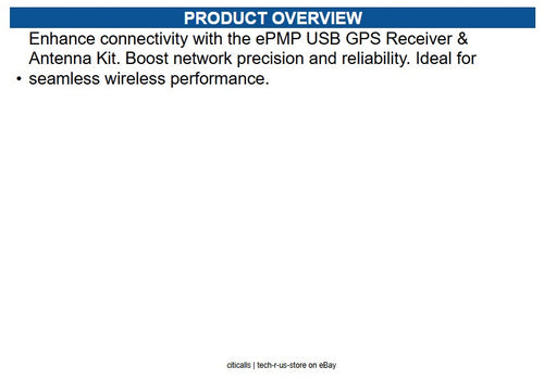 Cambium Networks N000940L001A ePMP USB GPS puck kit