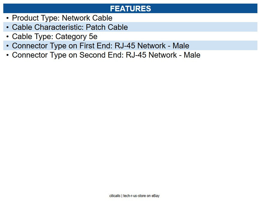 Eaton N001-025-OR Cat5e 350 MHz Snagless Molded (UTP) Ethernet Cable (RJ45 M/M)
