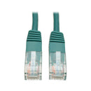 Eaton N002-001-GN 1ft CAT5(e) Molded UTP Ethernet Cable, RJ45 M/M, PoE, 350 MHz,