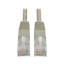 Eaton N002-005-GY 5ft Cat5e 350 MHz Molded UTP Ethernet Cable RJ45 M/M, PoE Gray