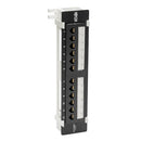 Eaton N050-P12 Cat5e Wall-Mount 12-Port Patch Panel - PoE+ Compliant, 110/Krone