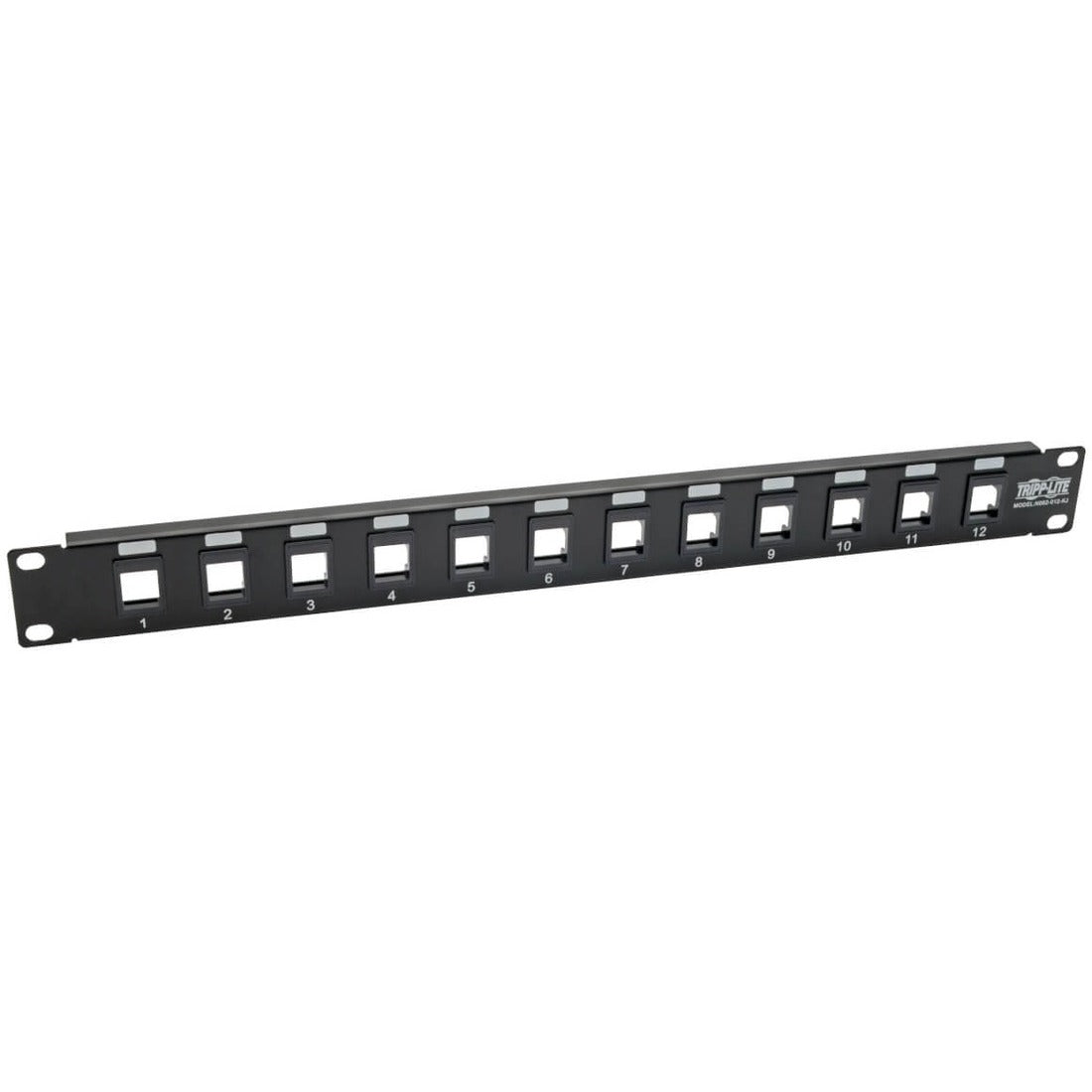 Eaton N062-012-KJ 12-Port 1U Rack-Mount Unshielded Blank Keystone/Multimedia