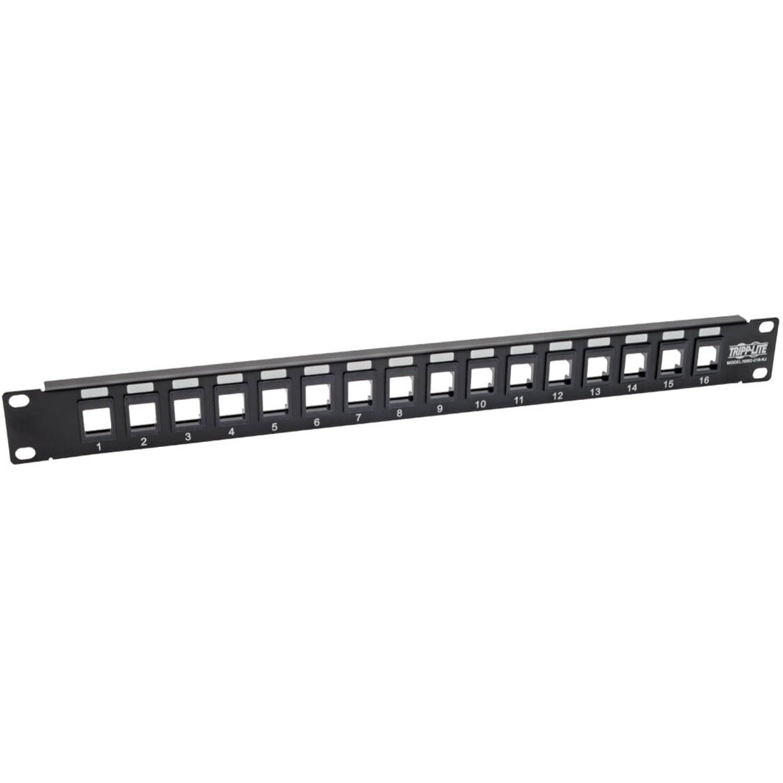 Eaton N062-016-KJ 16-Port 1U Rack-Mount Unshielded Blank Keystone/Multimedia