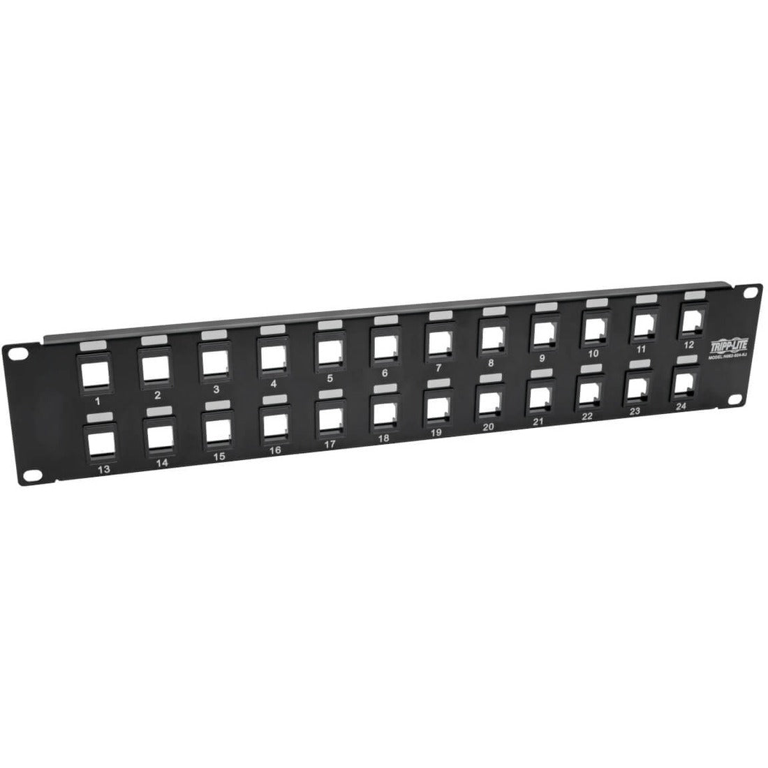 Eaton N062-024-KJ 24-Port 2U Rack-Mount Unshielded Blank Keystone/Multimedia