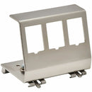 Eaton N063-003 3-Port Metal DIN-Rail Mounting Module for Snap-In Keystone Jacks