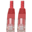 Eaton N200-005-RD Cat6 Gigabit Molded (UTP) Ethernet Cable (RJ45 M/M), PoE, Red