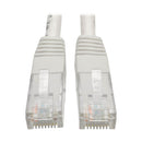 Eaton N200-005-WH Cat6 Gigabit Molded (UTP) Ethernet Cable (RJ45 M/M), PoE, 5 ft