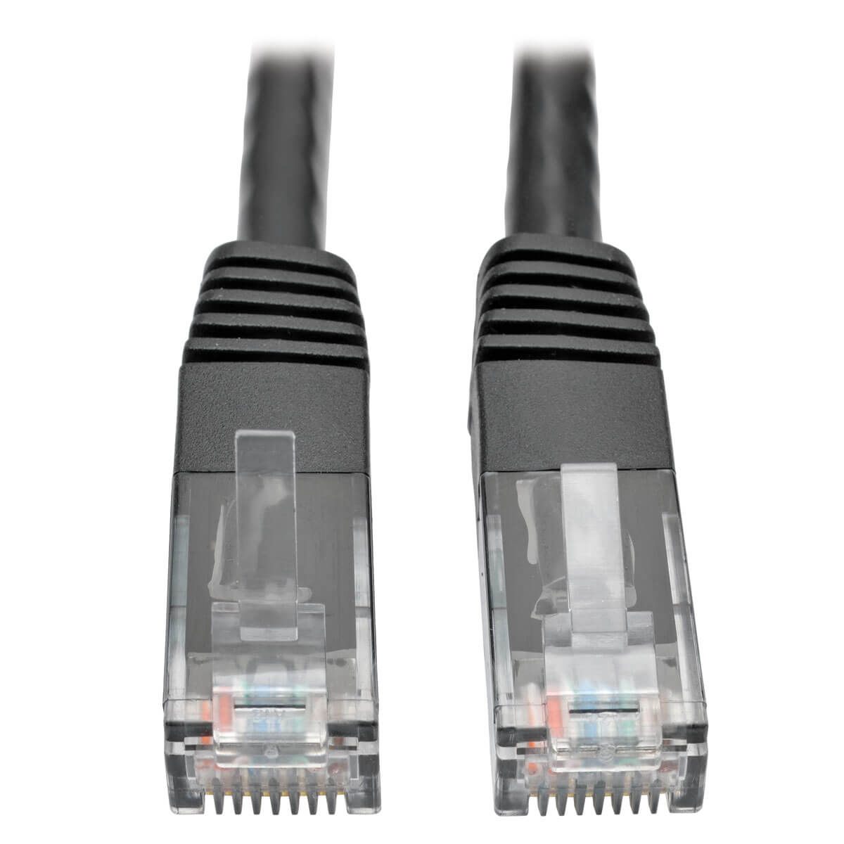 Eaton N200-007-BK Cat6 Gigabit Molded (UTP) Ethernet Cable (RJ45 M/M) PoE, Black