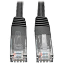 Eaton N200-010-BK Cat6 Gigabit Molded (UTP) Ethernet Cable (RJ45 M/M) PoE, Black