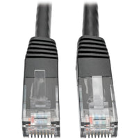 Eaton N200-010-BK Cat6 Gigabit Molded (UTP) Ethernet Cable (RJ45 M/M) PoE, Black