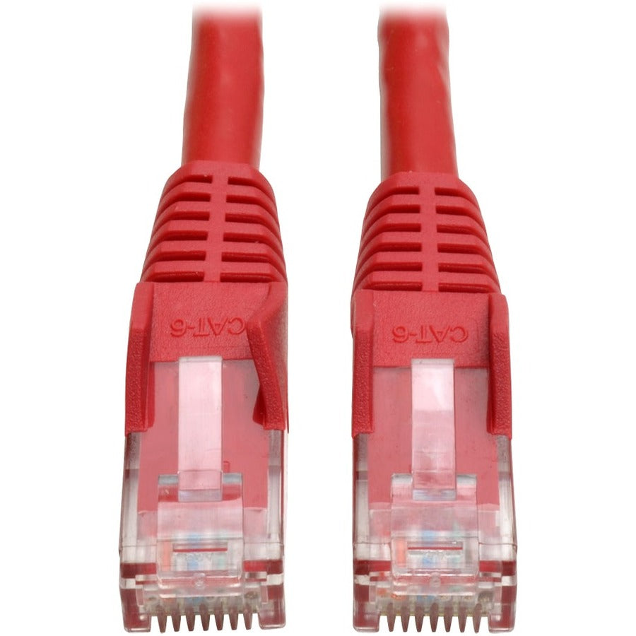 Eaton N201-002-RD Cat6 Gigabit Snagless Molded (UTP) Ethernet Cable (RJ45 M/M)