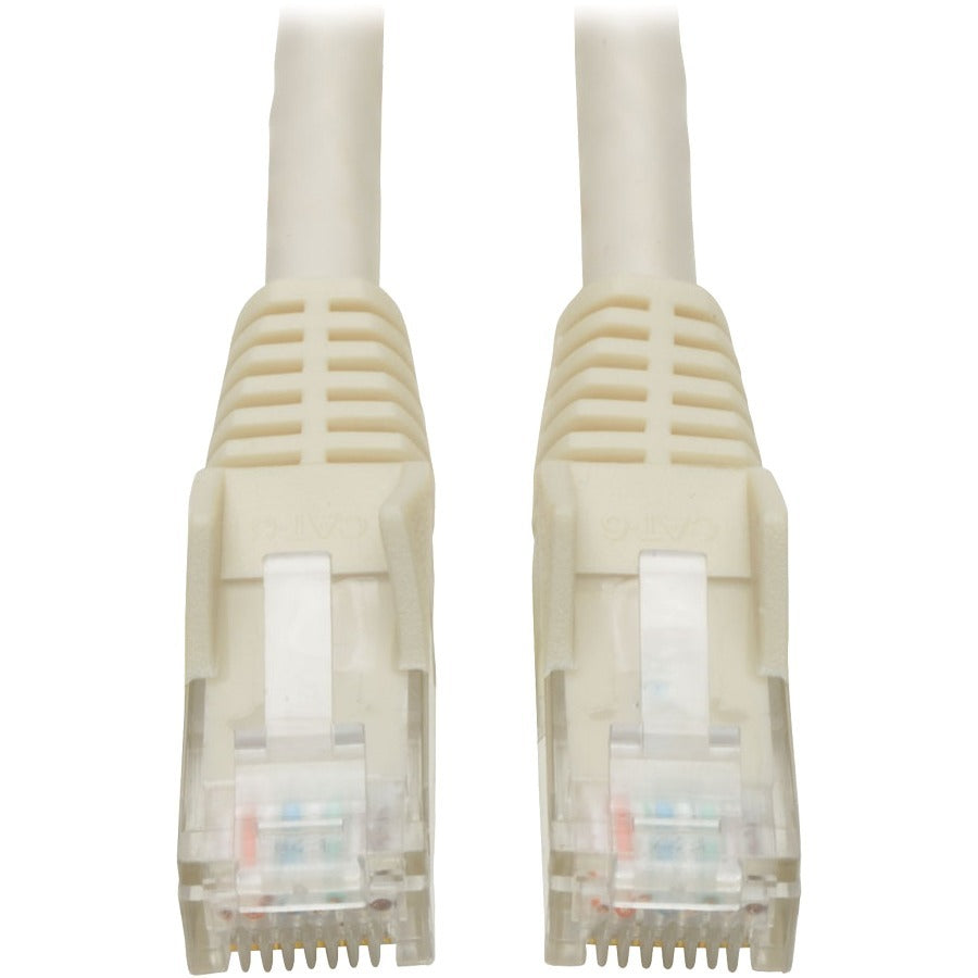 Eaton N201-003-WH Cat6 Gigabit Snagless Molded (UTP) Ethernet Cable (RJ45 M/M)