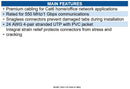 Eaton N201-004-GN Cat6 Gigabit Snagless Molded (UTP) Ethernet Cable (RJ45 M/M)