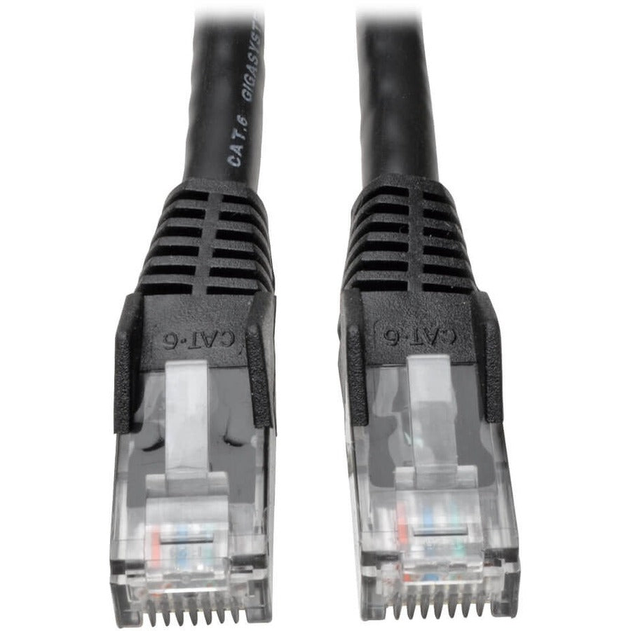 Eaton N201-006-BK Cat6 Gigabit Snagless Molded (UTP) Ethernet Cable (RJ45 M/M)