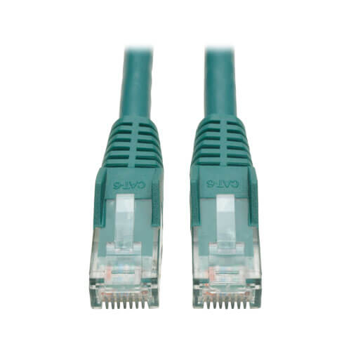 Eaton N201-010-GN Cat6 Gigabit Snagless Molded (UTP) Ethernet Cable (RJ45 M/M)