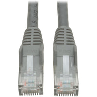 Eaton N201-010-GY Cat6 Gigabit Snagless Molded (UTP) Ethernet Cable (RJ45 M/M)