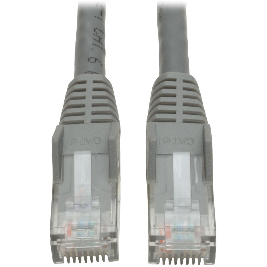 Eaton N201-010-GY Cat6 Gigabit Snagless Molded (UTP) Ethernet Cable (RJ45 M/M)