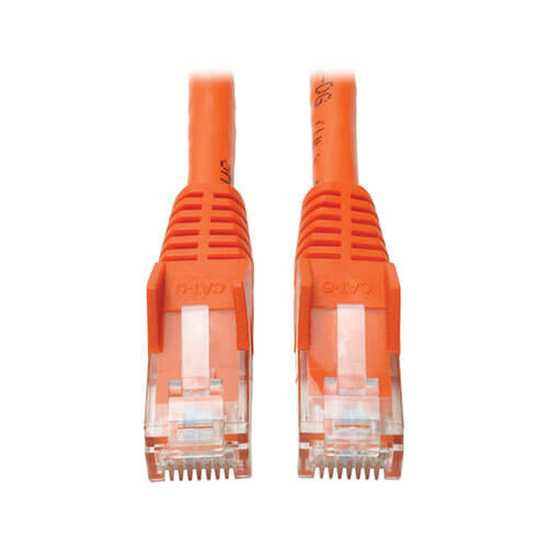 Eaton N201-035-OR Cat6 Gigabit Snagless Molded (UTP) Ethernet Cable (RJ45 M/M)
