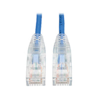 Eaton N201-S03-BL Cat6 Gigabit Snagless Slim UTP Ethernet Cable (RJ45 M/M), 3 ft