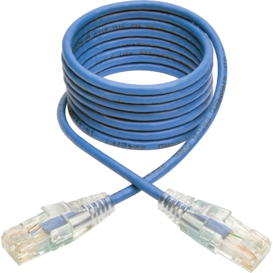Eaton N201-S07-BL Cat6 Gigabit Snagless Slim UTP Ethernet Cable (RJ45 M/M) PoE