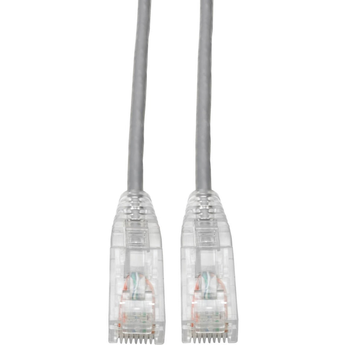 Eaton N201-S6N-GY Cat6 Gigabit Snagless Slim UTP Ethernet Cable (RJ45 M/M), PoE