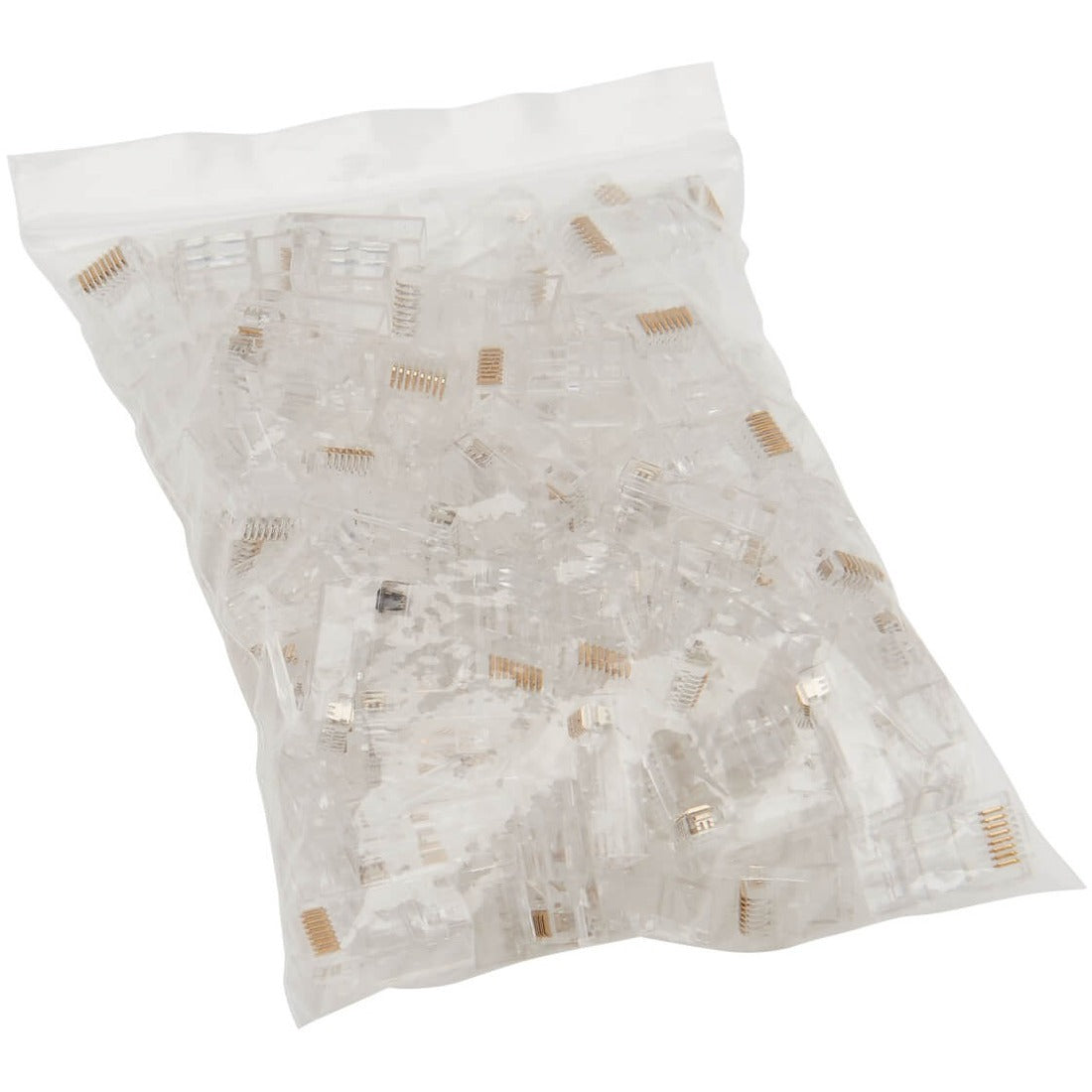 Eaton N232-100-UTP Cat6 RJ45 Pass-Through UTP Modular Plug, 100 Pack, TAA