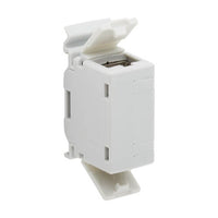 Eaton N235-D01-SH-6A Cat6a Shielded In-Line DIN-Rail Mountable Snap-In Coupler