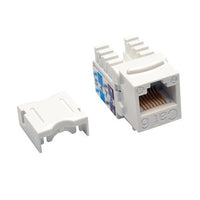 Eaton N238-001-WH CAT6/CAT5e 110 Style Punch Down Keystone Jack, White