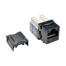 Eaton N238-010-BK CAT6/CAT5e 110 Style Punch Down Keystone Jack, 10-Pack, Black