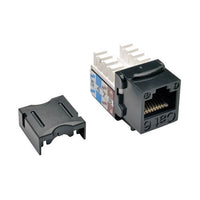 Eaton N238-010-BK CAT6/CAT5e 110 Style Punch Down Keystone Jack, 10-Pack, Black