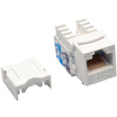 Eaton N238-025-WH Cat6/Cat5e 110 Style Punch Down Keystone Jack - White 25-Pack
