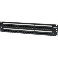 Eaton N252-048 48-Port Cat6 Patch Panel - UTP, 110 Punch Down, RJ45, 2U, TAA