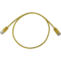 Eaton N261-S02-YW Cat6a 10G Snagless Molded Slim UTP Ethernet Cable (RJ45 M/M)