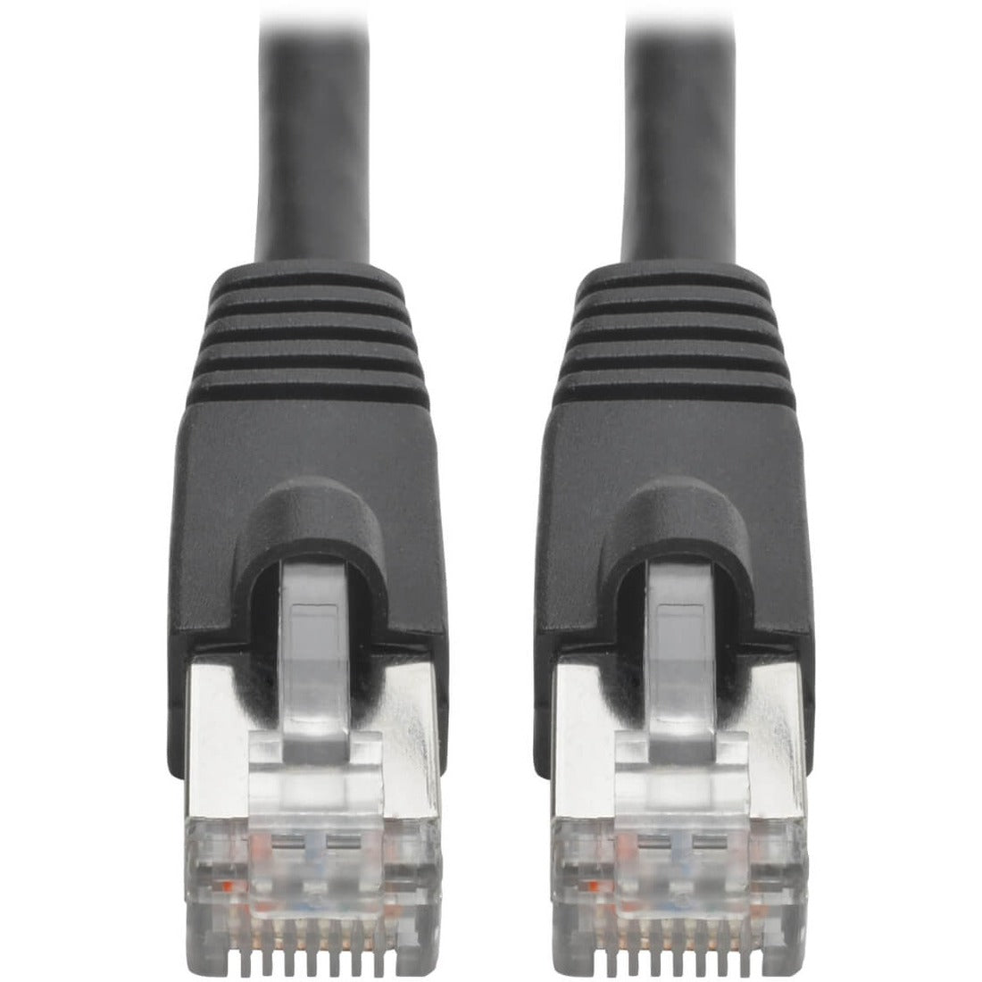 Eaton N262-002-BK Cat6a 10G Snagless Shielded STP Ethernet Cable (RJ45 M/M), PoE
