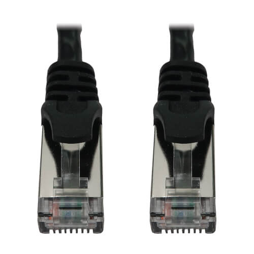 Eaton N262-S06-BK Cat6a 10G Snagless Shielded Slim STP Ethernet Cable (RJ45 M/M)