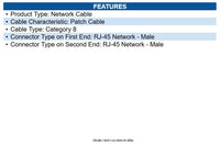 Eaton N272-003-WH Cat8 25G/40G-Certified Snagless Shielded S/FTP Ethernet Cable