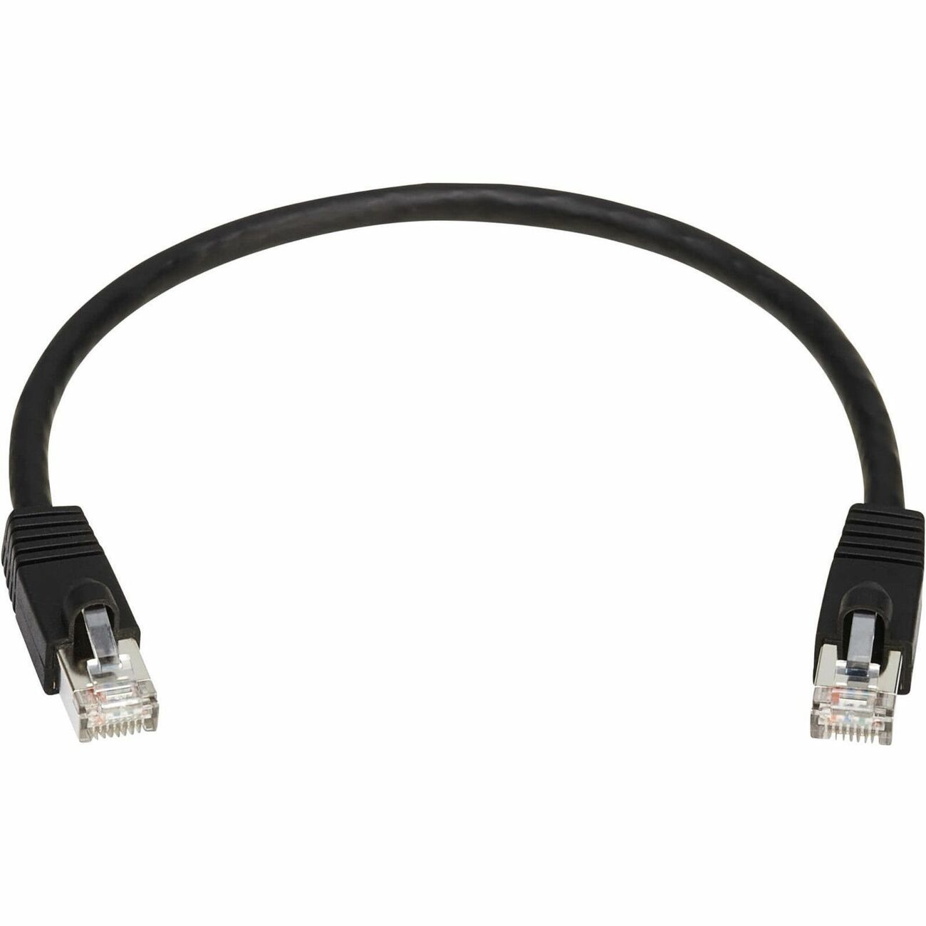 Eaton N272-F01-BK Cat8 40G Snagless SSTP Ethernet Cable (RJ45 M/M), PoE, Black