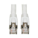 Eaton N272-F02-WH Cat8 40G Snagless SSTP Ethernet Cable (RJ45 M/M), PoE, White
