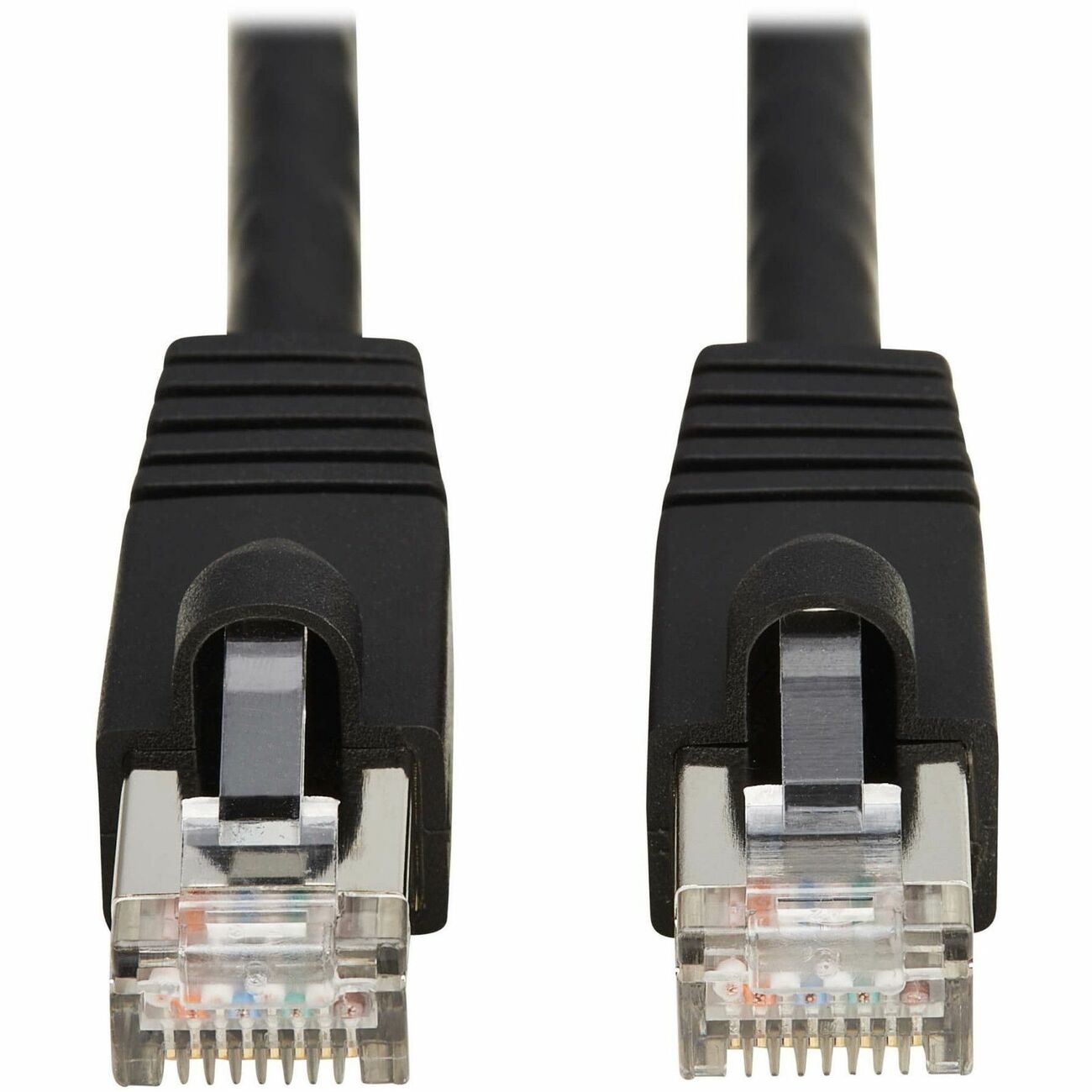 Eaton N272-F07-BK Cat8 40G Snagless SSTP Ethernet Cable (RJ45 M/M), PoE, Black